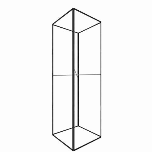 Big Sky Square Tower 5ft 14ft 5ft Black Frame Only