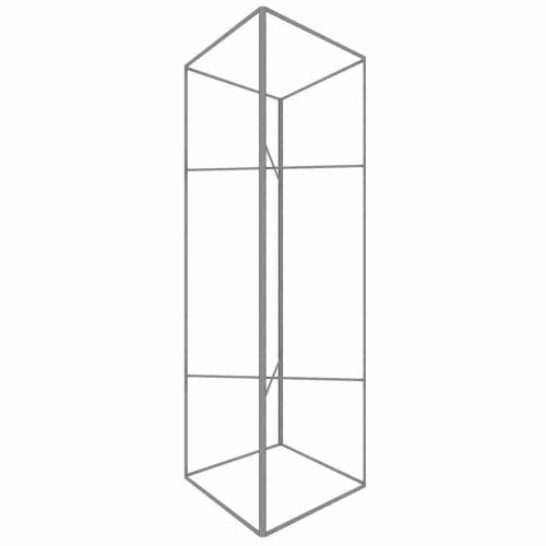 Big Sky Square Tower Non Backlit 5ft 16ft 5ft Frame Only Silver