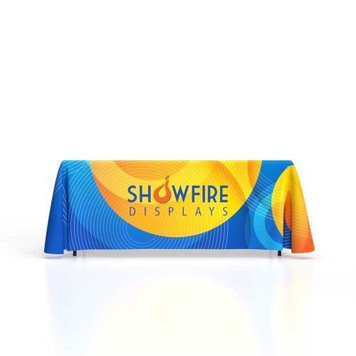 Branded 6 ft. 3-sided Table Throw Full Color