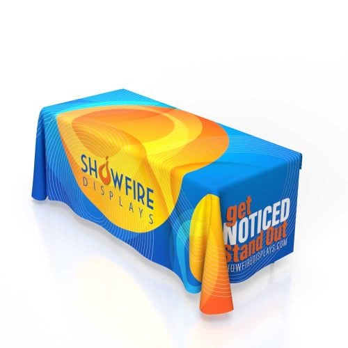6 ft. 3-sided Custom Table Cover | Custom Printed Event Cover