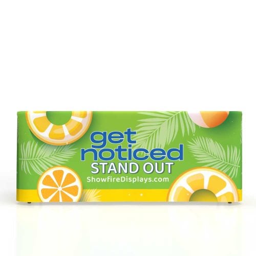 Trade Show 6ft Table Throw – 3 Sided Fitted Design