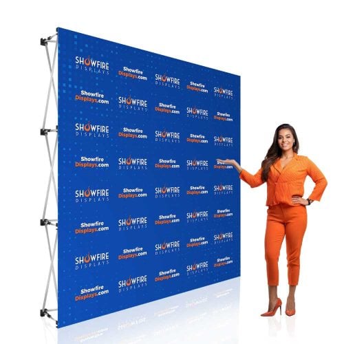 8ft Straight Pop Up Banners| Trade Show Displays