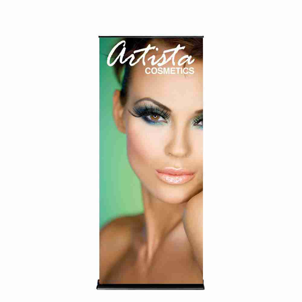 SilverStep 36 Black Clamp Bar W 84H Fabric Print Graphic Package 1
