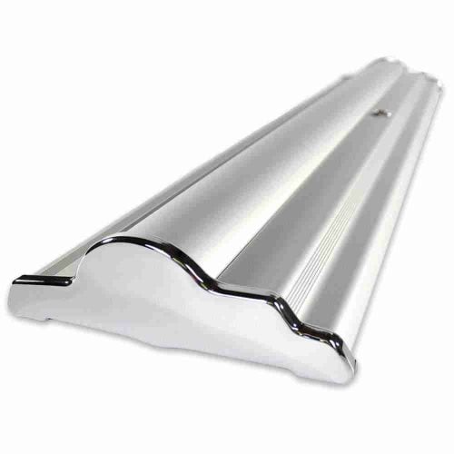 SilverStep Retractable Banner Stand 36 Silver Base With Clamp Bar Stand Only 1