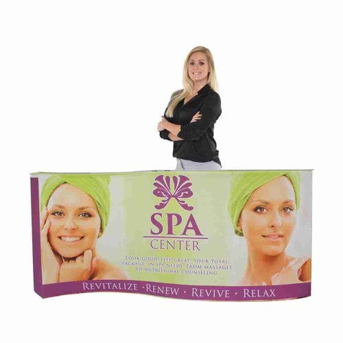 EZ Fabric Counter Curved S SHAPE Graphic Package 1
