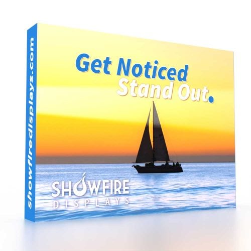 10ft SEG Backlit Trade Show Pop-Up Display