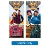 One Choice Fabric Display 3 Ft X 7 5 Ft Double Sided Graphic Only 1