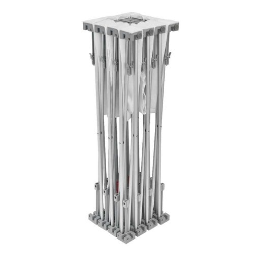 8ft Curved Salto Endcaps Frame Folded