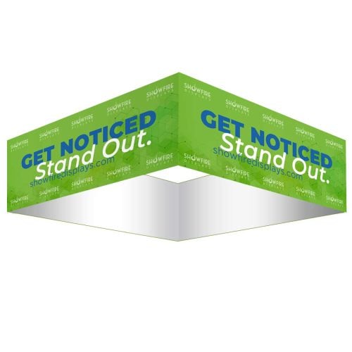 Hanging Banner 10 ft. Square 36 in. Outside Graphic