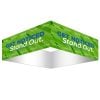 SF 10ft Square Hanging Banner 24in Outside Graphic Package 5 Showfire Displays