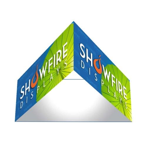 Hanging Banner 10 ft. Triangle 72 in. Outside Graphic Only