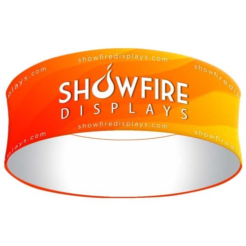 10ft x 42in Circle Hanging Banner – Outside Graphic