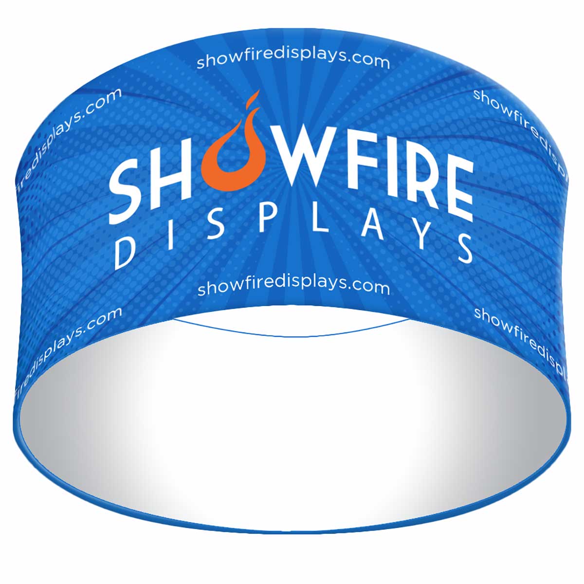 SF 5ft Round Hanging Banner 32in 3 Showfire Displays