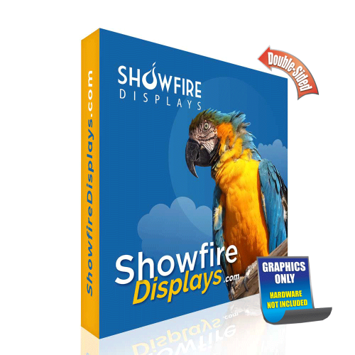 8ftshowfiredoublesidedcapgraphic