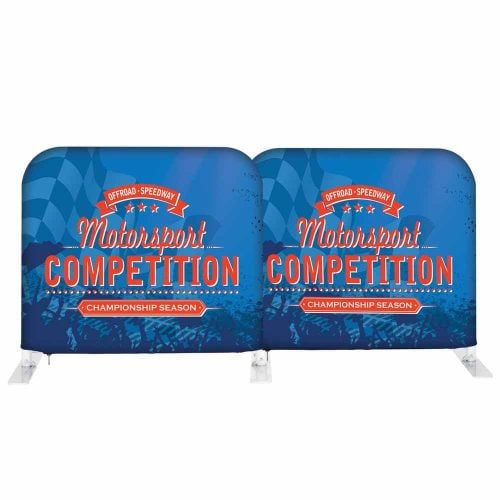 EZ Barrier Small Outdoor Single Sided Graphic Package W White Back Fabric 03