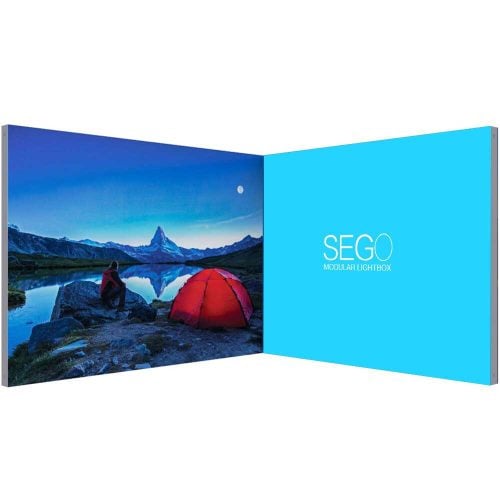 SEGO Lightbox Configuration B 20ft X10ft Double Sided Graphic Package 1
