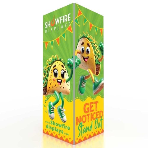 6 ft. X 16 ft. X 6 ft. 60D Big Sky Square Tower – (Stretch Graphic Package)