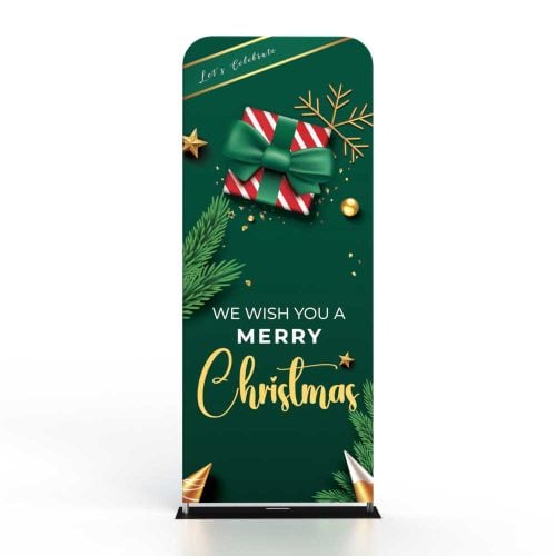 3ft Christmas Tension Fabric Banners