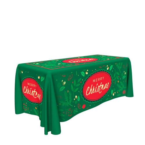 6ft Christmas Drape Table Throw