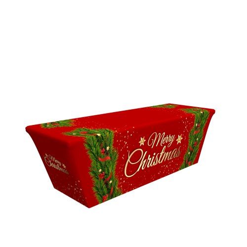 CH04 8ft 4 Sided Stretch Table Throw Side 2