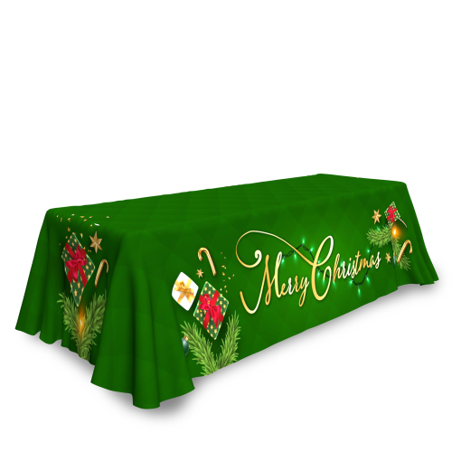 8ft Christmas Drape Table Throw