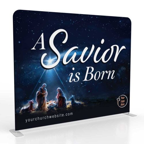 SF Christmas005 10ft Fabric Display Straight 114x91H Side