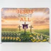 Easter Jesus Paid It All 10 ft Tension Fabric Display Style 3