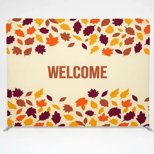 Church Banner Tension Fabric Backdrop Fall Welcome 3
