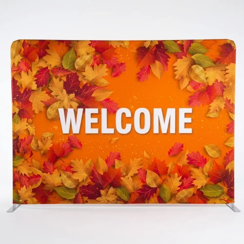 Church Banner Tension Fabric Backdrop Fall Welcome 4