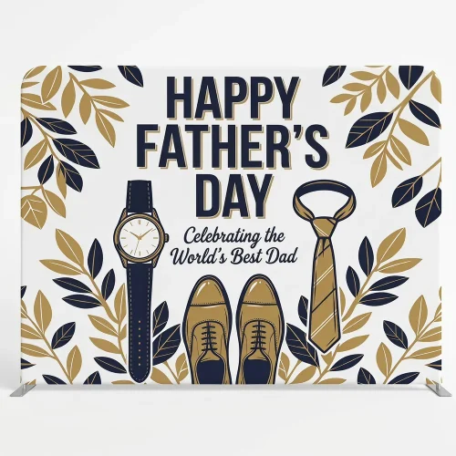 Church Banner Tension Fabric Backdrop Fathers Day 1