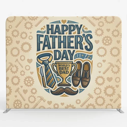 Church Banner Tension Fabric Backdrop Fathers Day 4