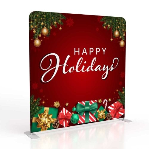 Church Banners Christmas004 8FT Fabric Display Straight Side L