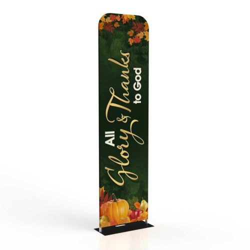 Church Banners Thanksgving008 EZ Extend 2x7 5 Side