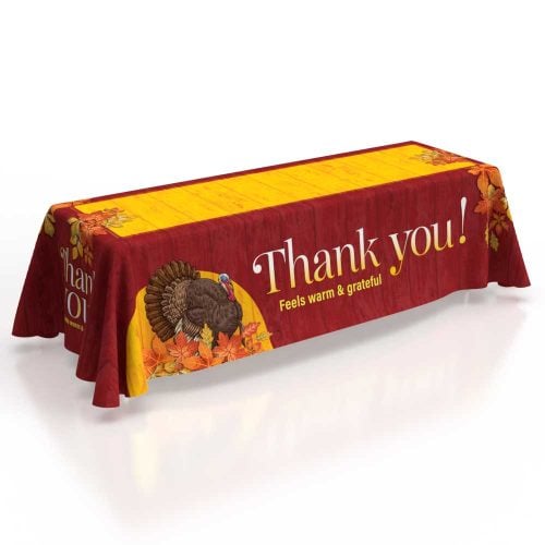 8ft Drape Thanksgiving Table Throws