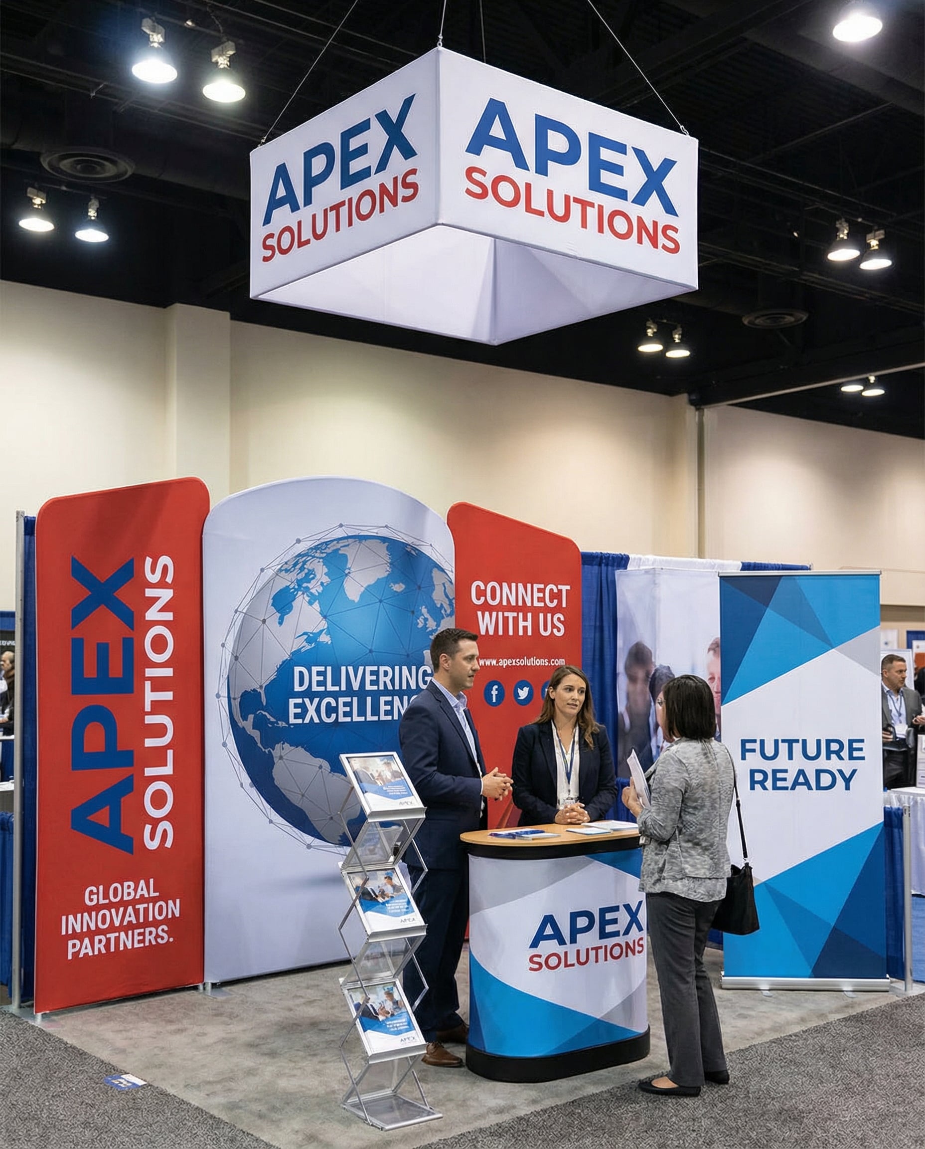 Modular Exhibition Ez Connect Insurance Services Trade Show