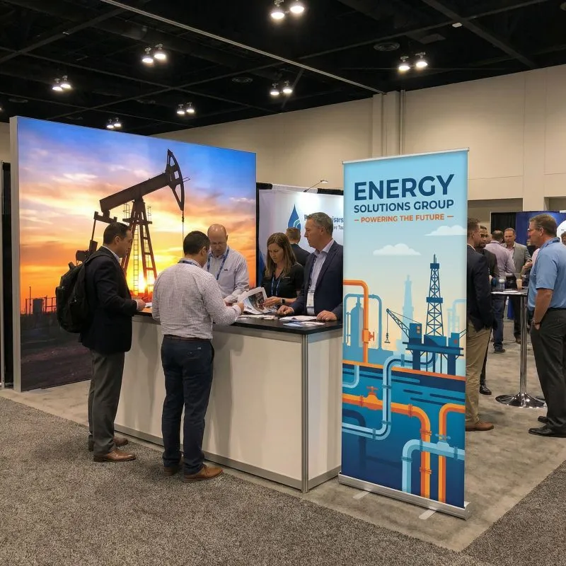 Retractable Banner Energy Trade Show