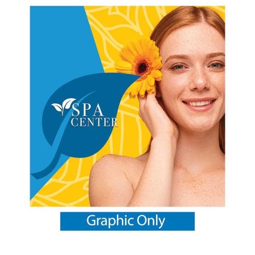 10x10 Ft EZ Tube Straight Double Sided Graphic Only 01
