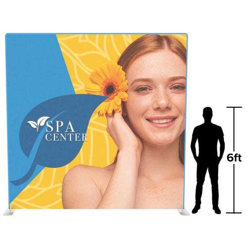 10x10 Ft EZ Tube Straight Double Sided Graphic Package 03