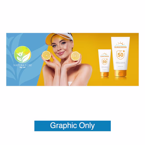 20 X 8 ft. Vail Single-Sided Backlit Graphic Only