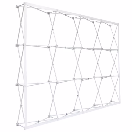 Aluminum frame of fabric pop up display