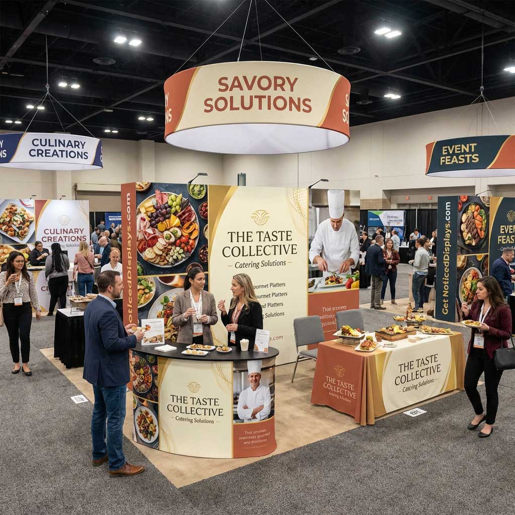 10ft Fabric Pop Up Display Trade Show Food29