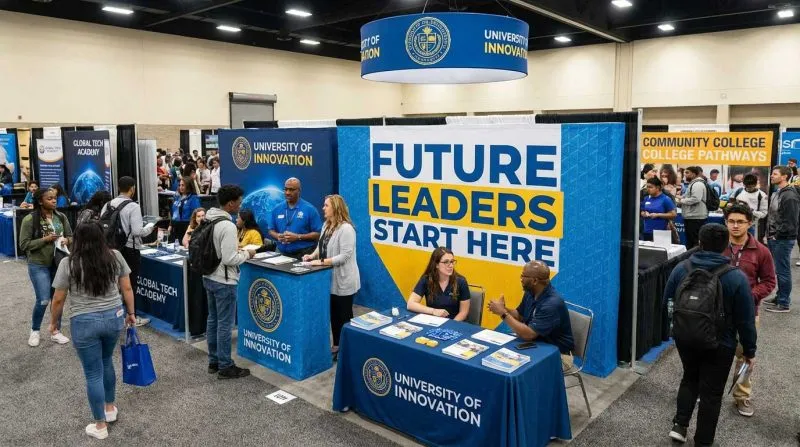 10ft Fabric Pop Up Display Trade Show University2