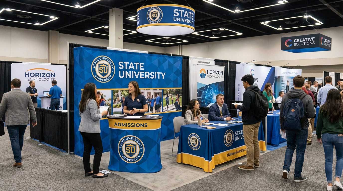 10ft Tension Fabric Display Trade Show University3