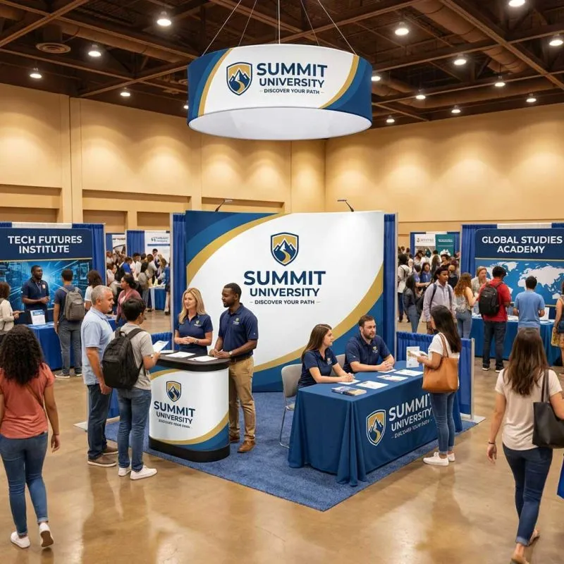 10ft Fabric Pop Up Display Trade Show University4
