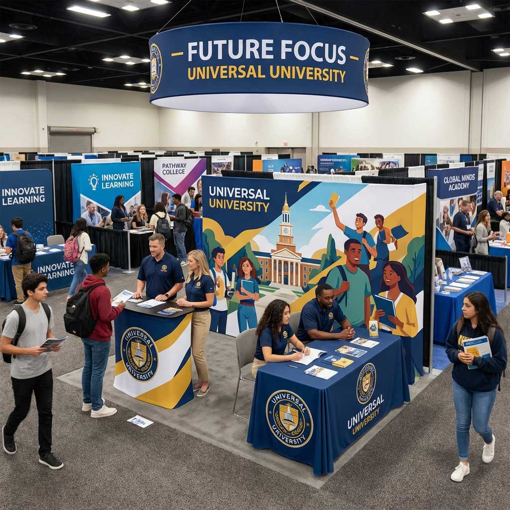 are overhead signs worth it for trade show marketing