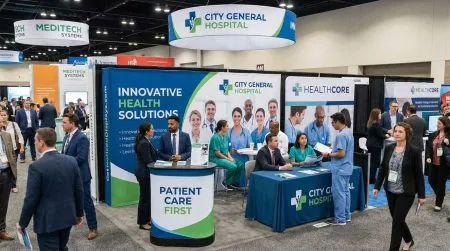 10ft Sego Backlit Display Trade Show Medical3