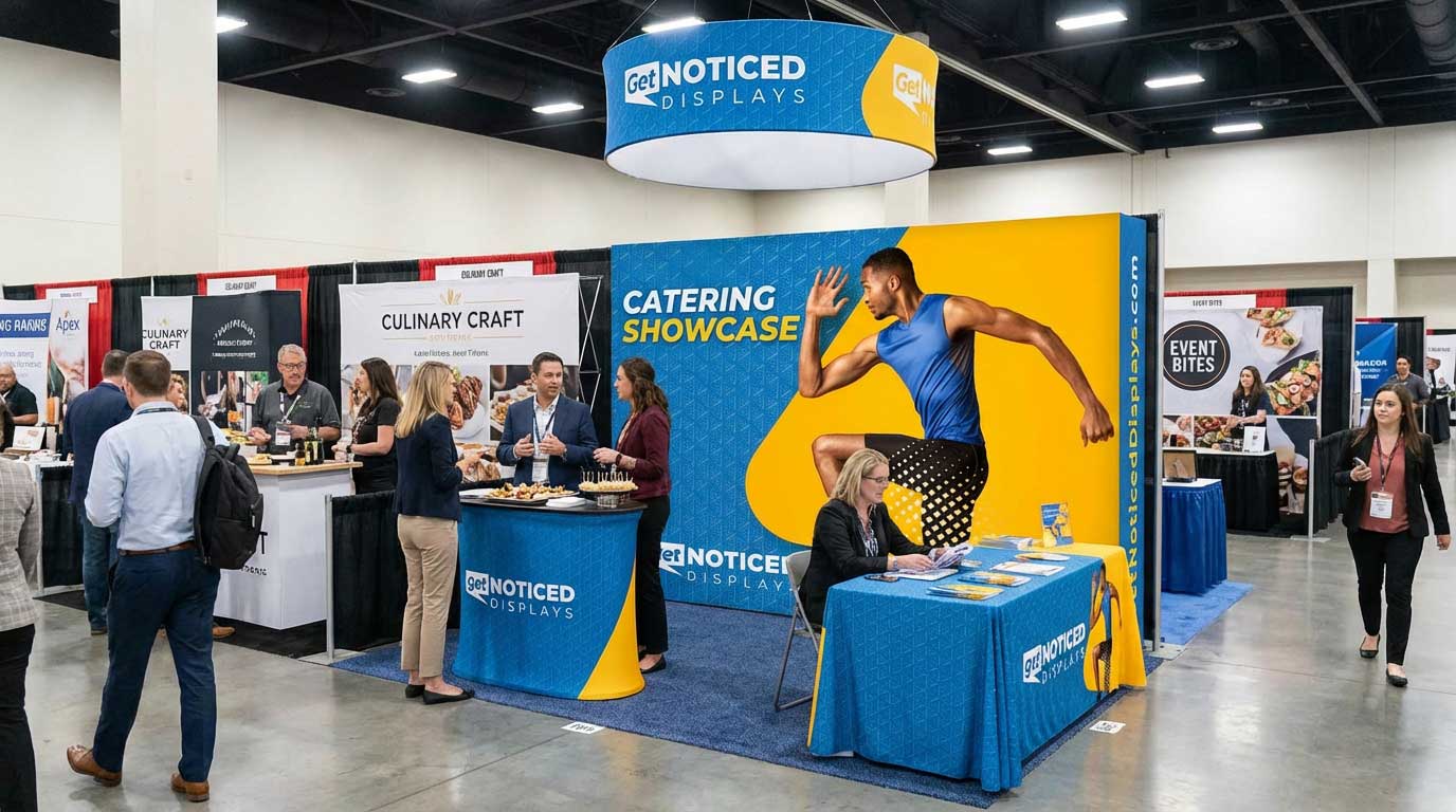 Get Noticed Displays In Trade Show2