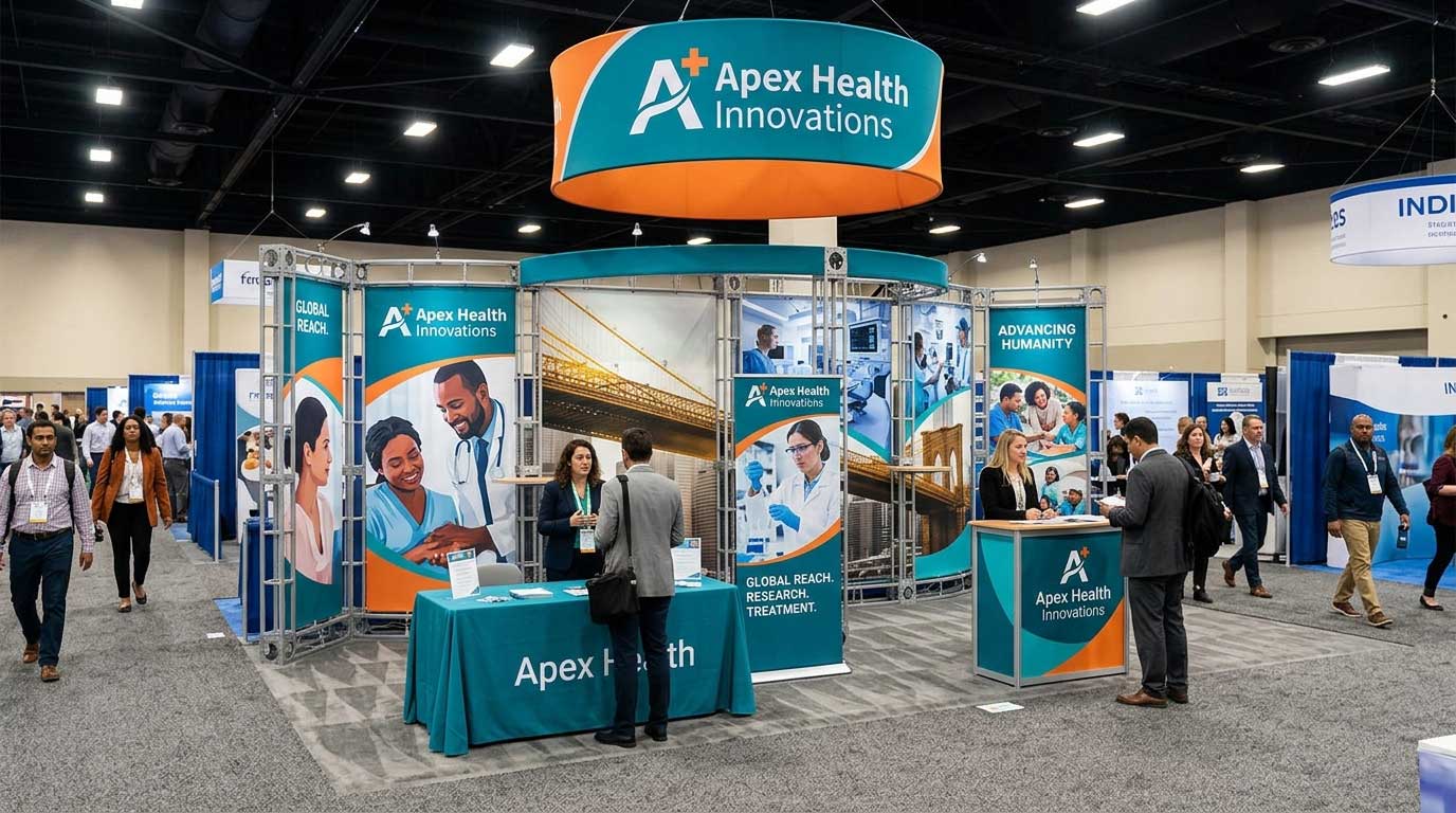 Orbital 10x20 Truss System Medical Trade Show Booths