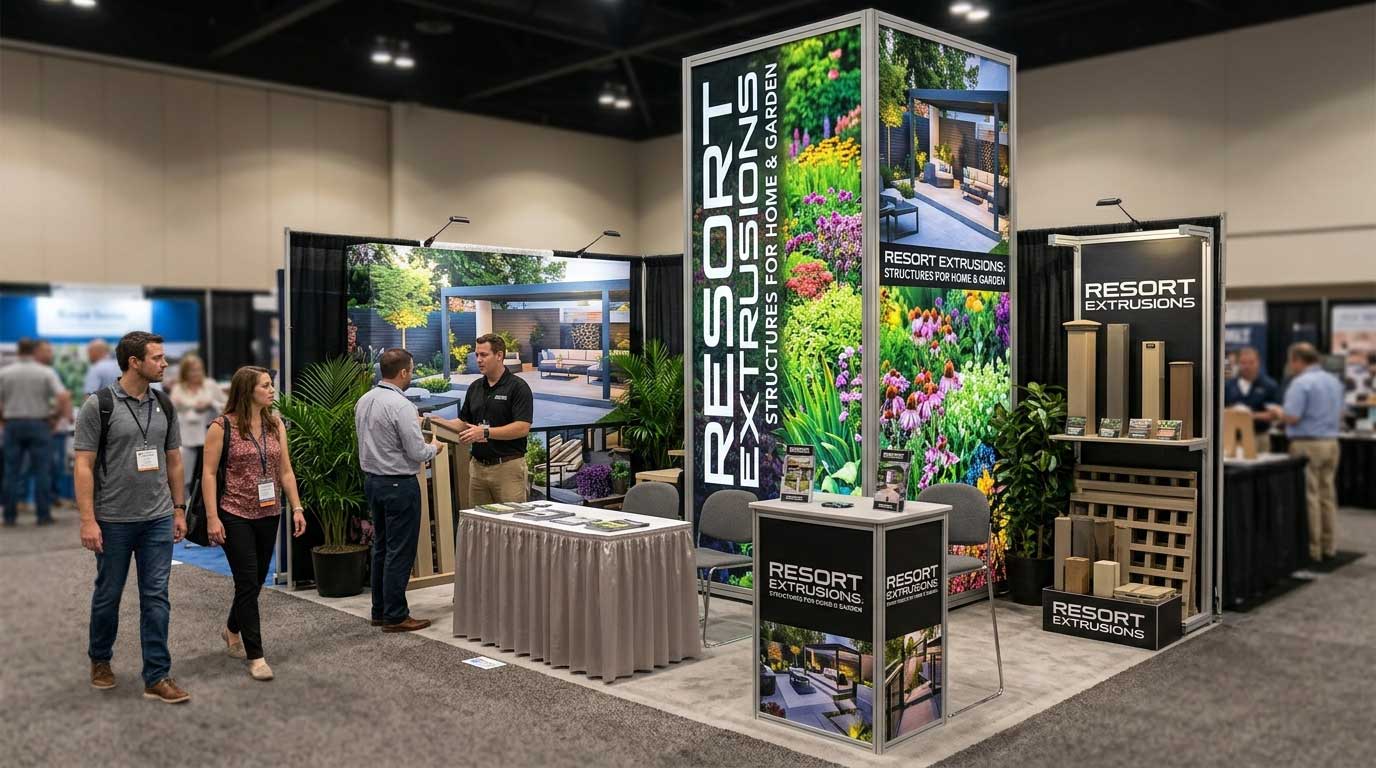 Tower Booth Display Backlit Home Garden5