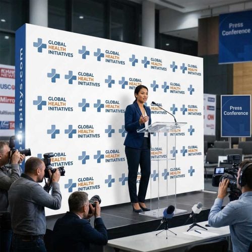 Step And Repeat 10x8 Medical Press Conference
